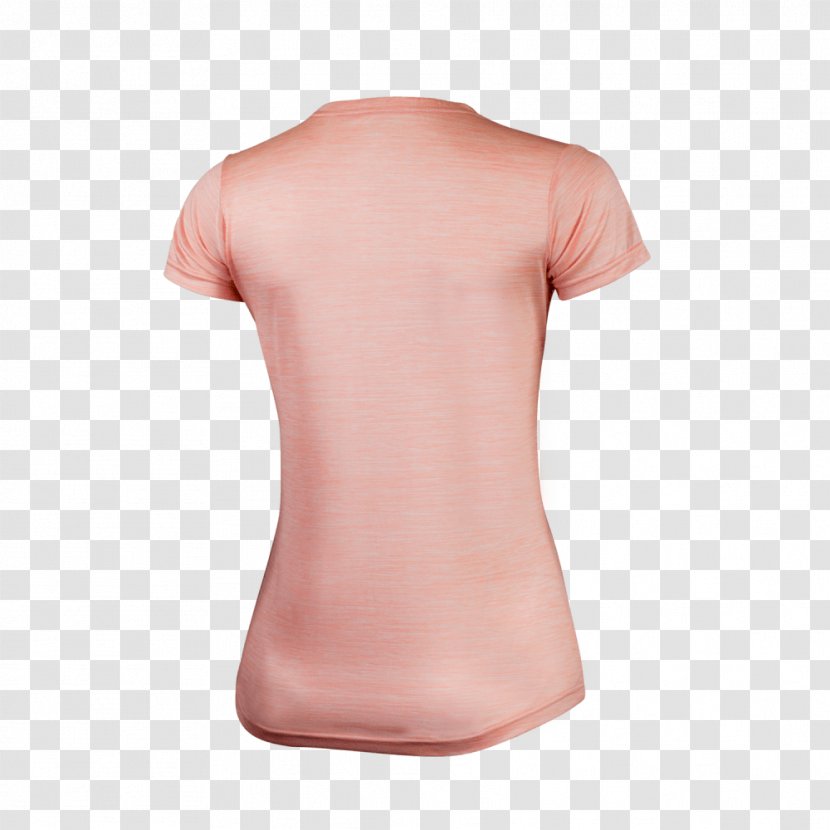 Shoulder Sleeve Peach - Pink Tshirt Transparent PNG