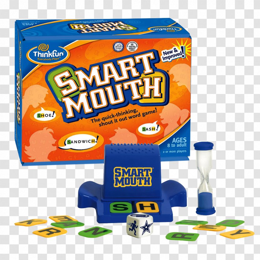 ThinkFun Smart Mouth Word Game Board - Boy Transparent PNG