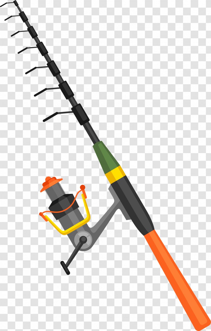 Angling Fishing Bait - Ski Pole - Black Transparent PNG