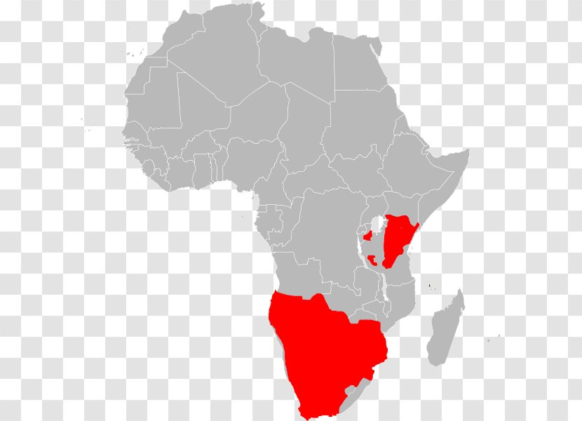 Africa Vector Map Blank Transparent PNG
