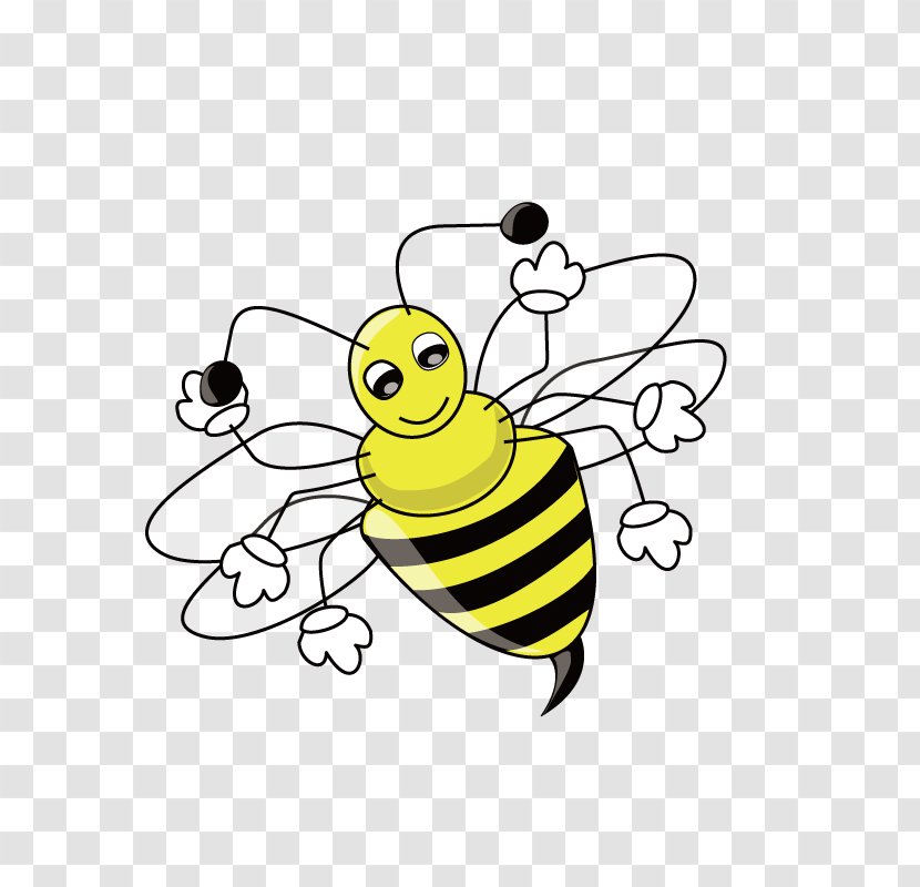 Honey Bee Hornet Clip Art - Organism Transparent PNG