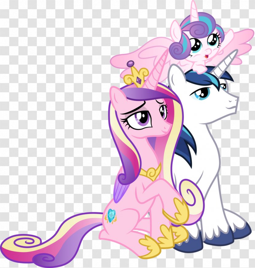 Pony Princess Cadance Twilight Sparkle Winged Unicorn - Silhouette - Imperial Family Transparent PNG