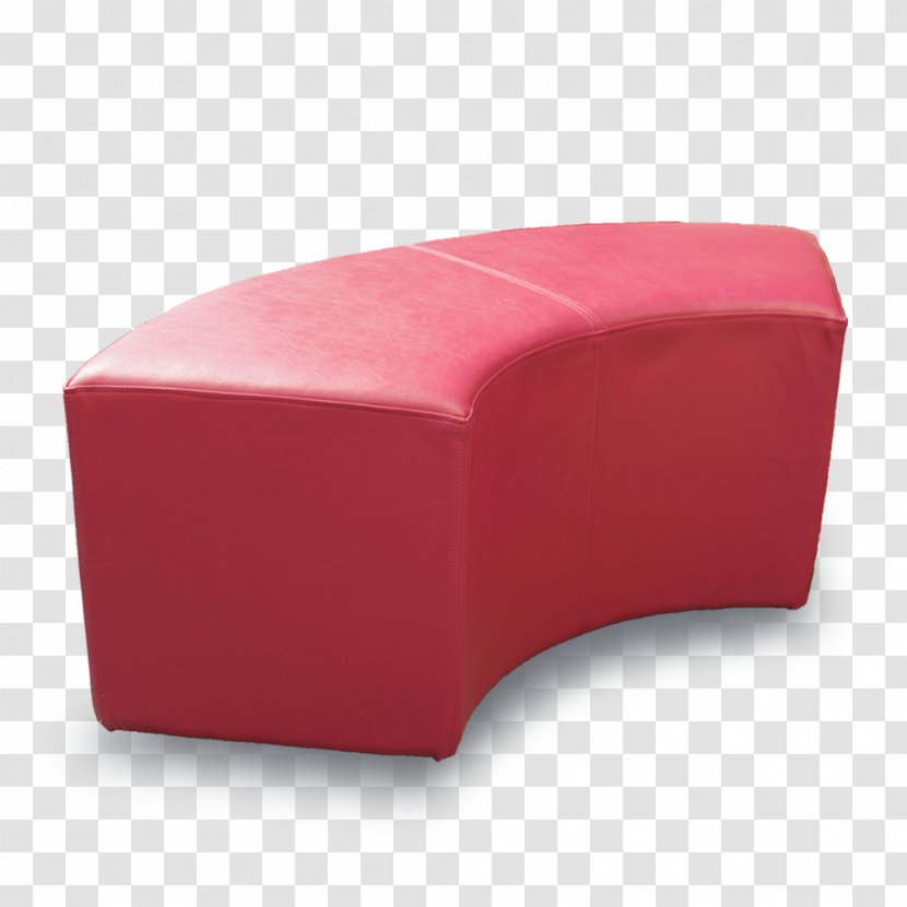 Foot Rests Rectangle - Red - Curved Bench Transparent PNG