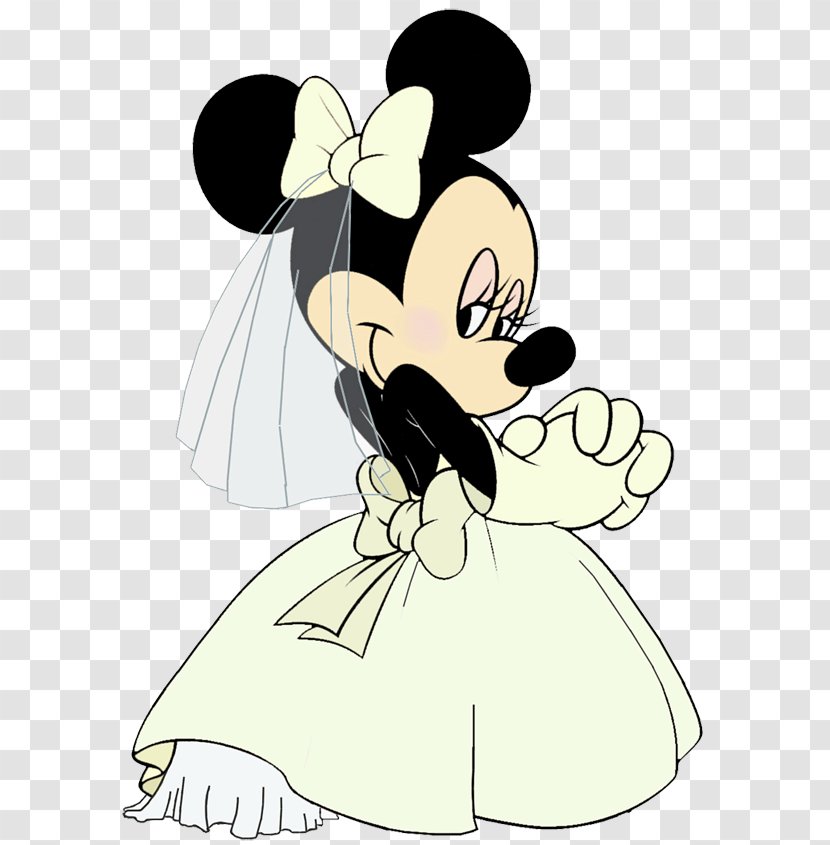Minnie Mouse Mickey Coloring Book Page - Heart - Head Sillouitte Transparent PNG