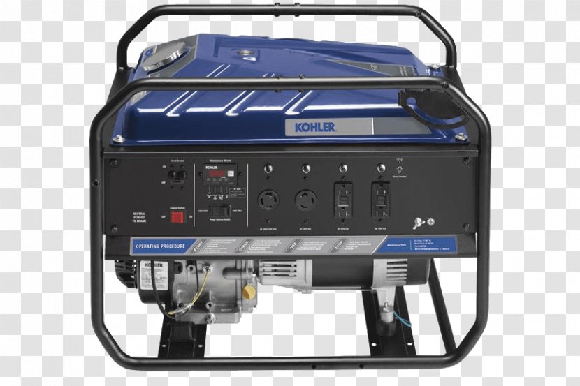 Electric Generator Kohler Co. Engine-generator Gasoline Standby - Diesel Fuel Transparent PNG