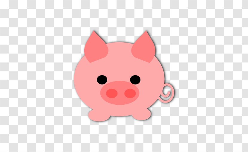 Piggy Bank Cuteness Clip Art - Pig Like Mammal Transparent PNG
