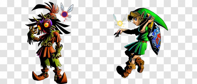 The Legend Of Zelda: Majora's Mask 3D Link Ocarina Time - Nintendo 64 - Zelda Transparent PNG