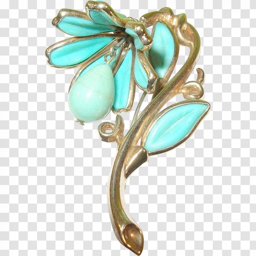 Earring Jewellery Turquoise Gemstone Brooch - Fashion Accessory Transparent PNG
