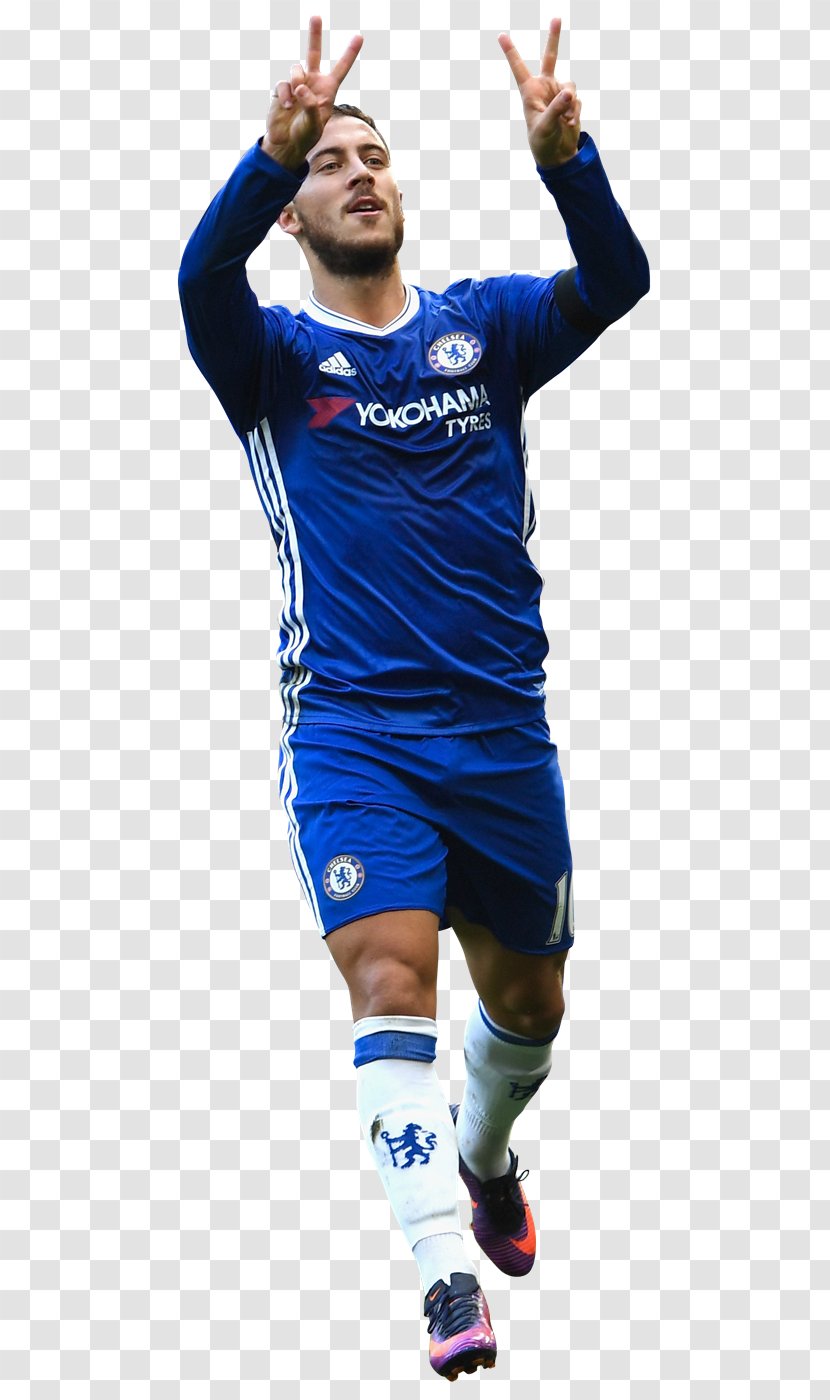 Eden Hazard Chelsea F.C. Belgium National Football Team Cheerleading Uniforms - Jersey Transparent PNG