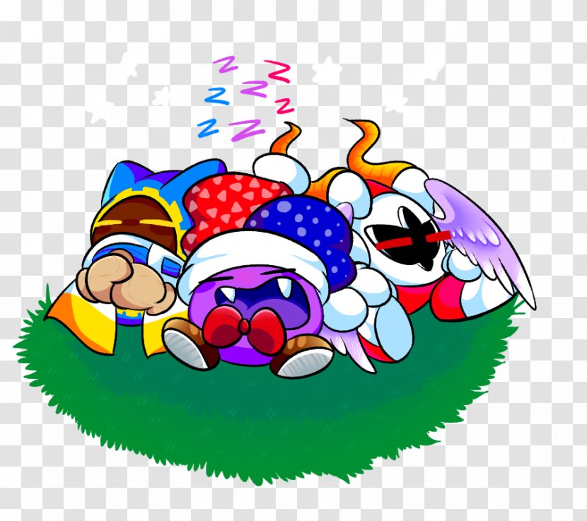Kirby's Dream Land 3 Magolor Nintendo Waddle Doo Clip Art - Silhouette - Sleeping Penguin Transparent PNG