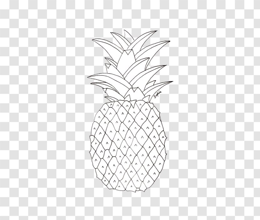 Pineapple Drawing Juice - Watercolor Painting - Cuts Transparent PNG