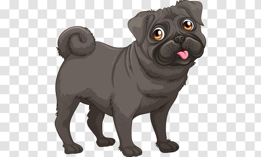 Pug Shar Pei Puppy Clip Art - Toy Dog Transparent PNG