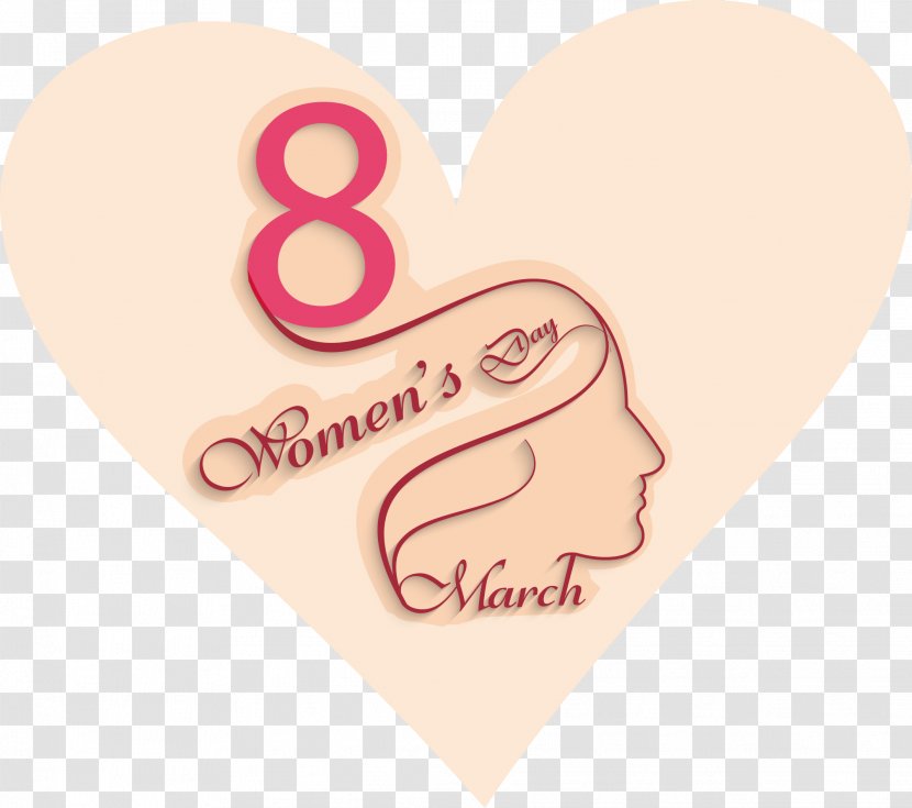 Euclidean Vector International Womens Day March 8 Woman - Textured Women 's Greeting Card Material Transparent PNG