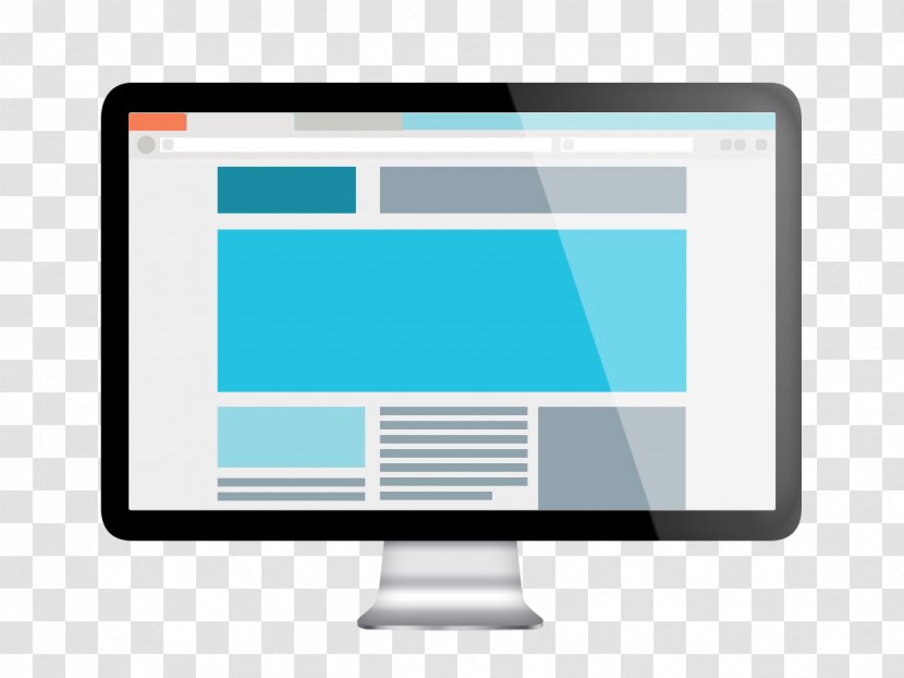 Responsive Web Design Development Technical Support - Computer Monitor Transparent PNG