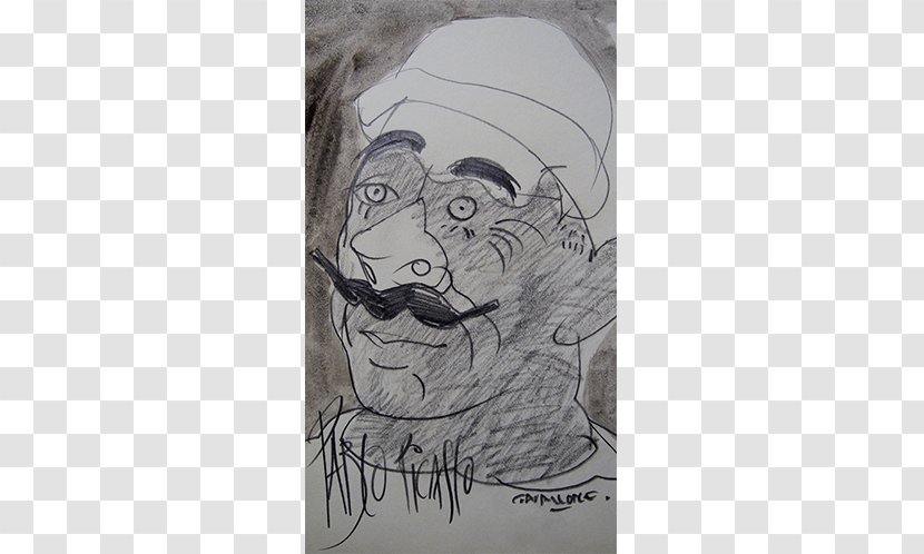Lion Cat Portrait Sketch - Pablo Picasso Transparent PNG