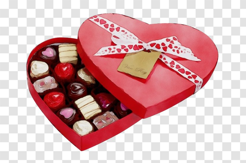 Valentine's Day - Confectionery - Chocolate Transparent PNG