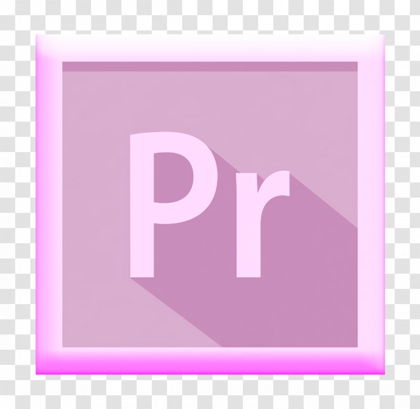 Adobe Icon Design Premiere Pro - Lilac - Logo Magenta Transparent PNG