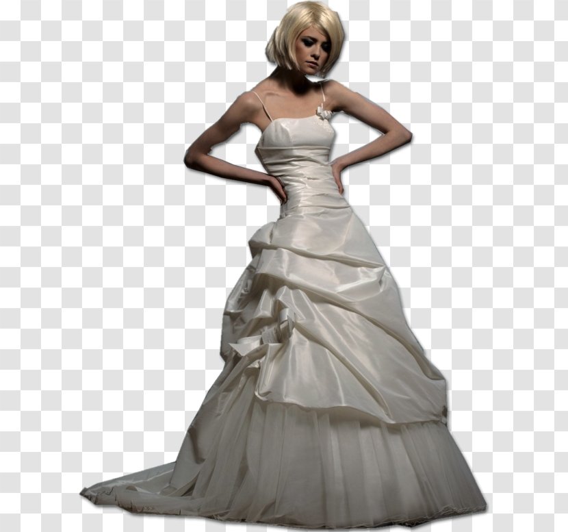 Wedding Dress Bride Cocktail Gown - Frame Transparent PNG
