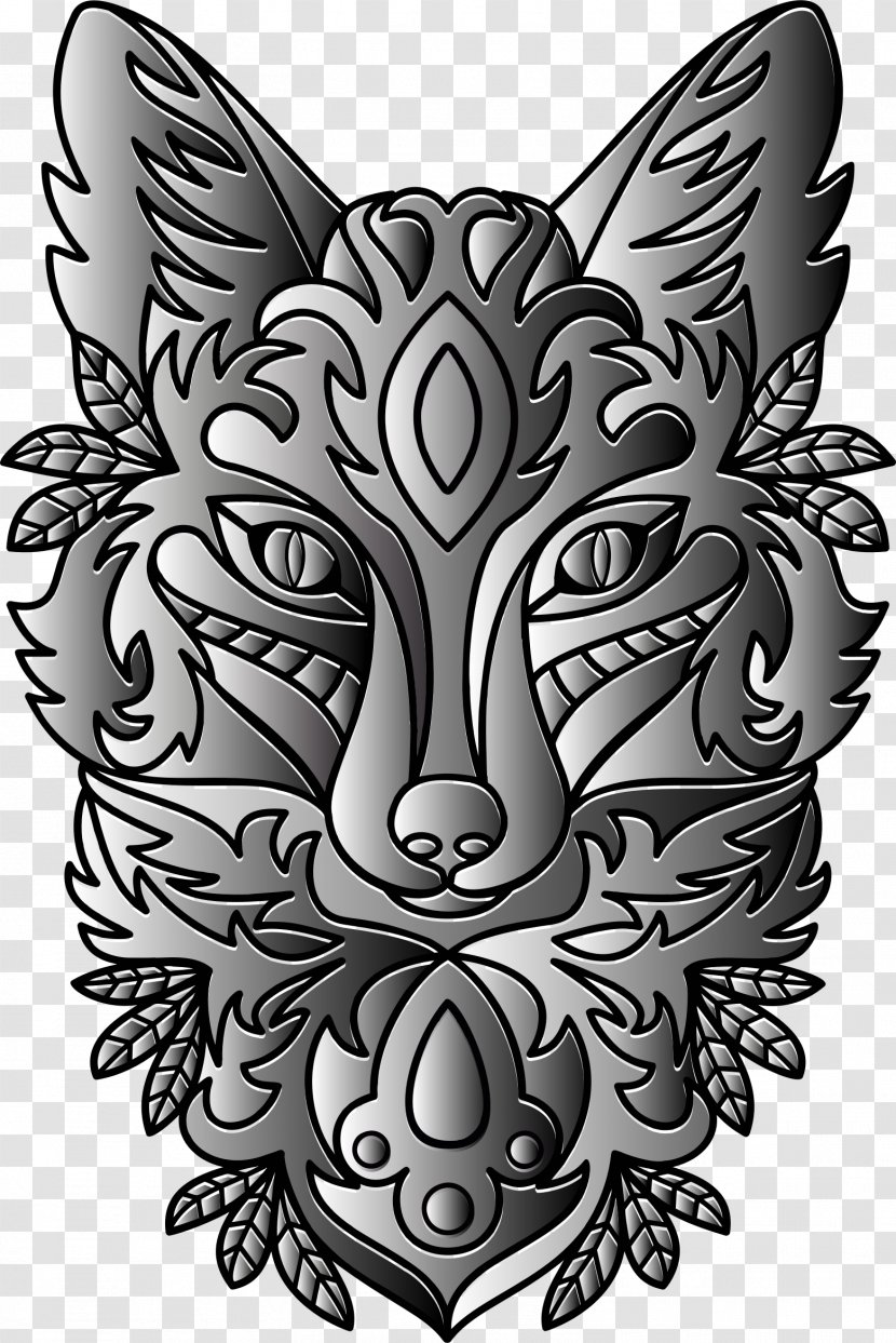 Visual Arts Drawing Ornament - Monochrome - Line Art Transparent PNG