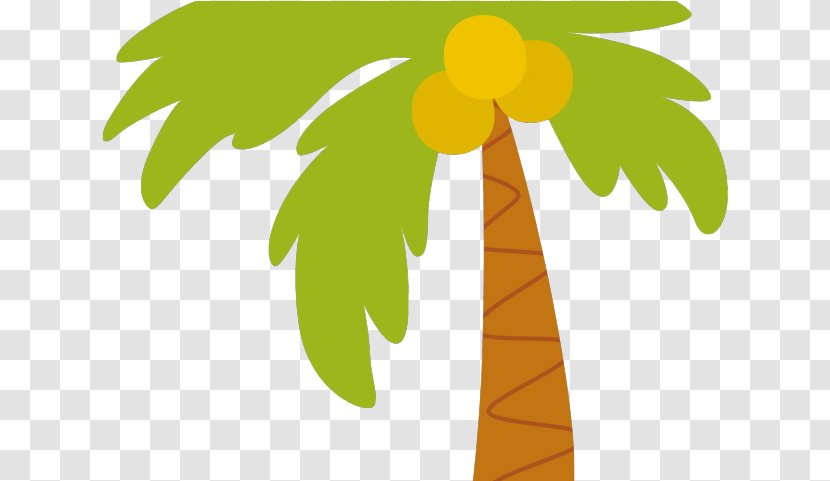 Palm Tree Leaf - Papaya Flower Transparent PNG