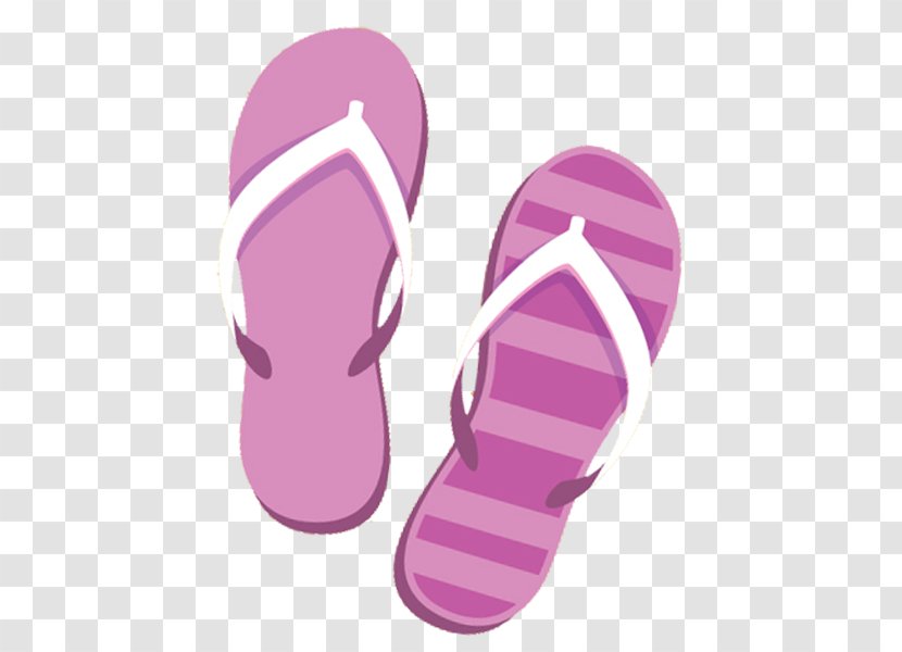 Slipper Pink Flip-flops - Sandals Transparent PNG