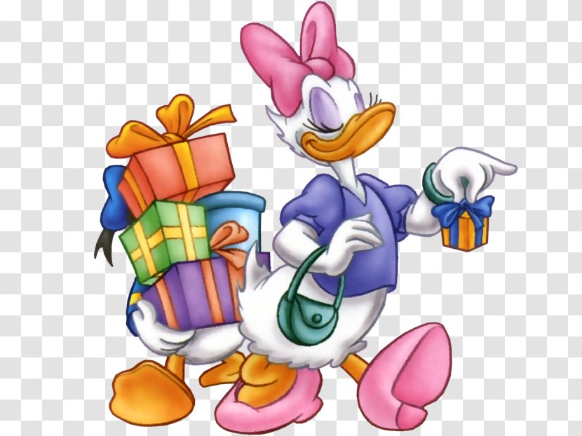 Daisy Duck Donald Mickey Mouse Minnie - Drawing - Cartoon Transparent PNG