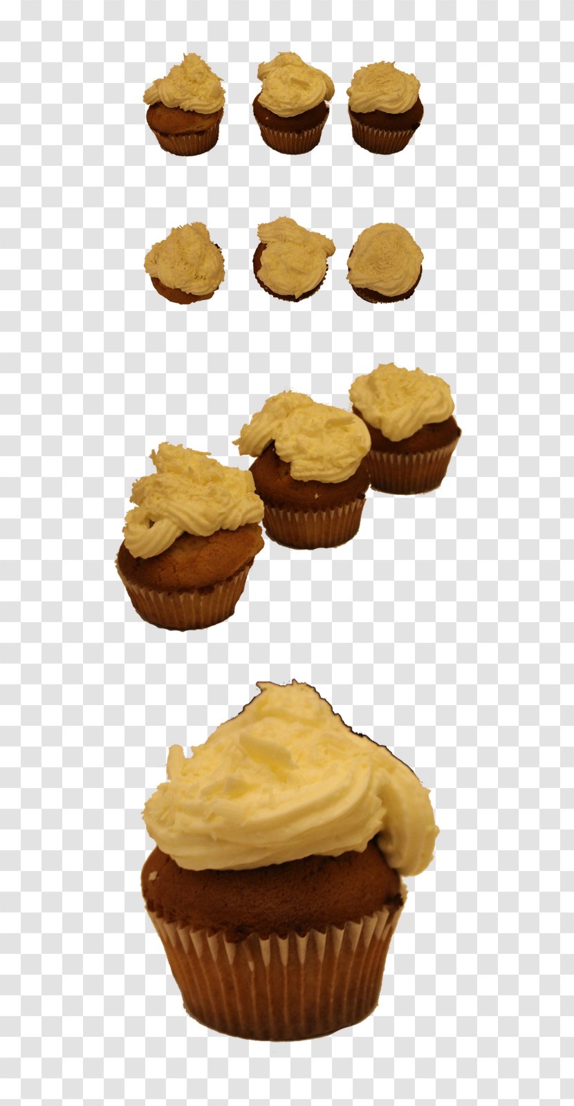 Cupcake Peanut Butter Cup Muffin Buttercream Flavor - Vanilla Transparent PNG