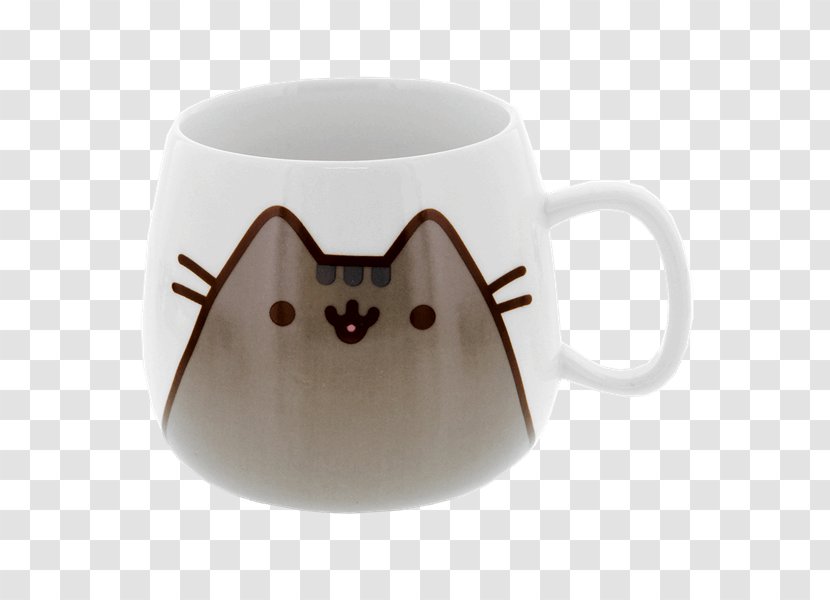 Coffee Cup Pusheen Mug Cat Transparent PNG