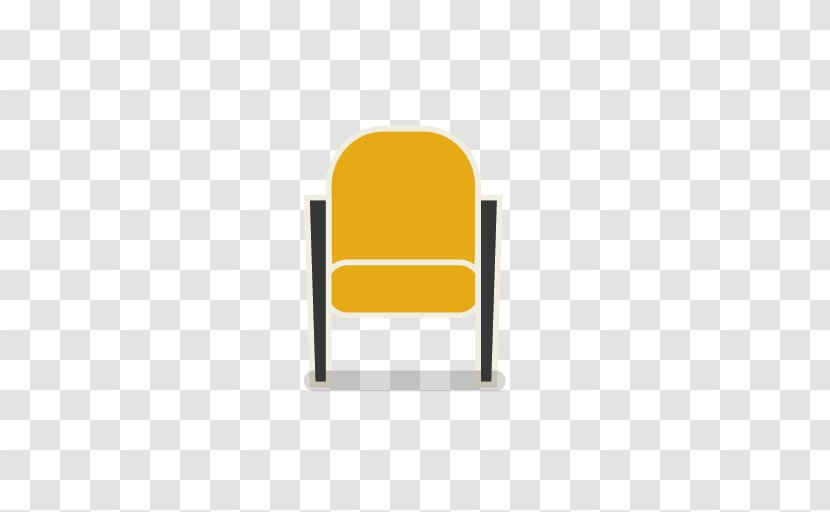 Chair Table Furniture Bench - Orange - Seat Transparent PNG