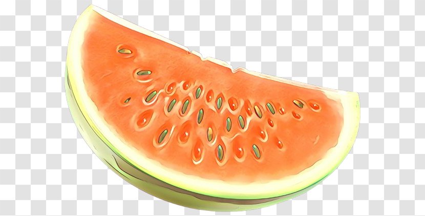 Watermelon Cartoon - Orange - Accessory Fruit Muskmelon Transparent PNG