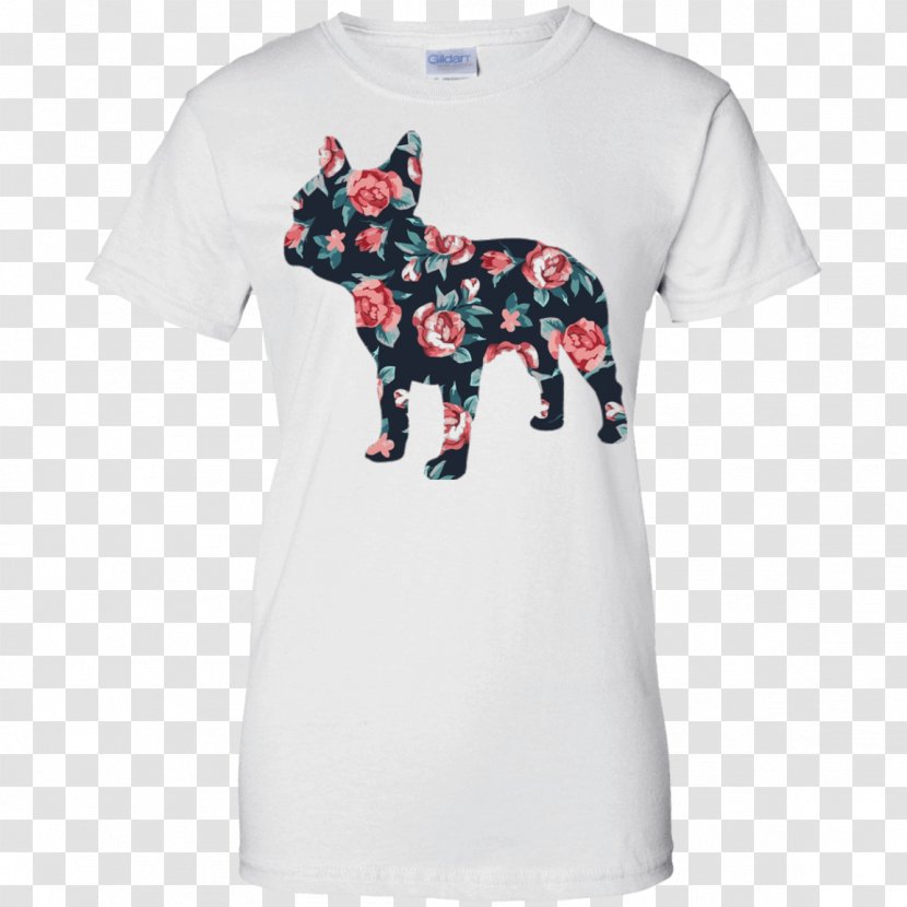 T-shirt French Bulldog White Sleeve - Sweatshirt Transparent PNG