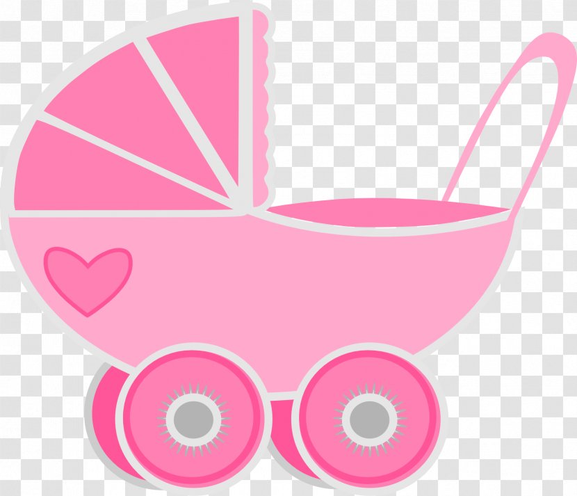 Infant Desktop Wallpaper Clip Art - Baby Transport - Pink Transparent PNG