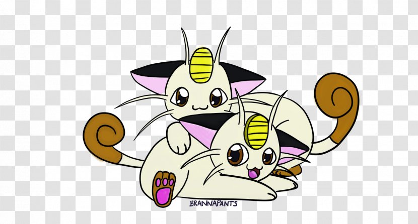 Meowth Pokémon Drawing - Flower - Pokemon Transparent PNG