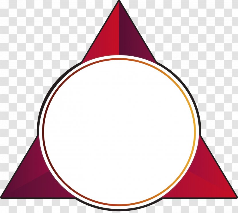 Red Triangle Clip Art - Burgundy - Wine Title Box Transparent PNG