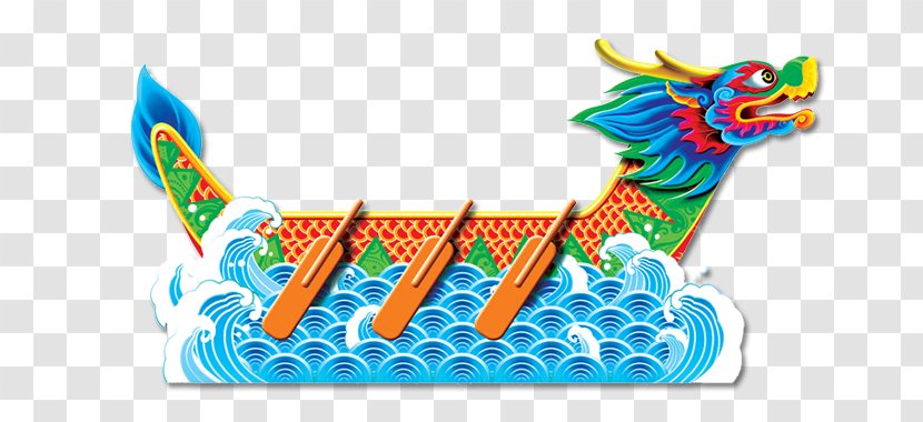 Dragon Boat Festival Bateau-dragon Cartoon - Zongzi - Color Transparent PNG