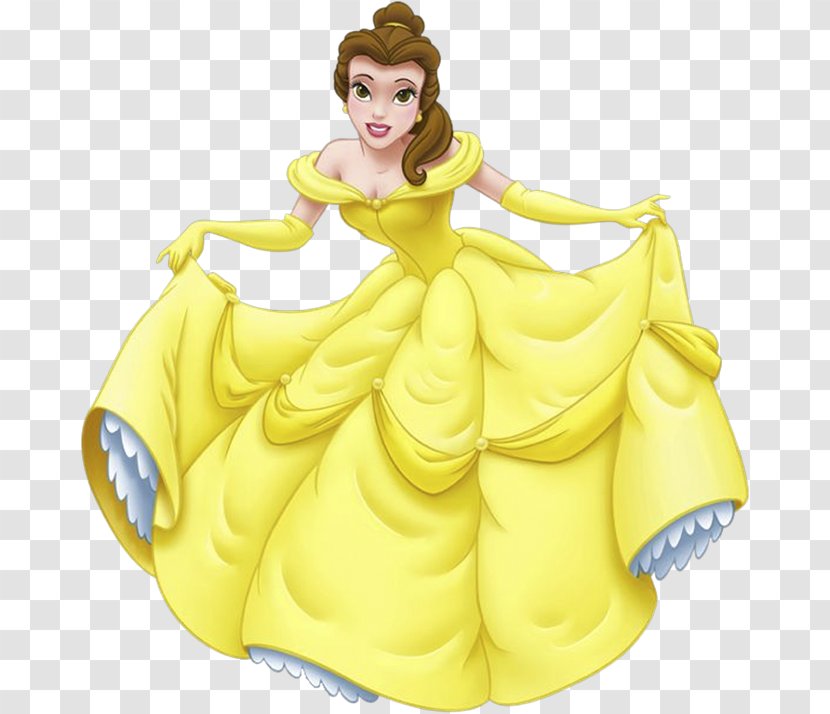 Belle Beauty And The Beast Disney Princess Walt Company - Drawing Transparent PNG