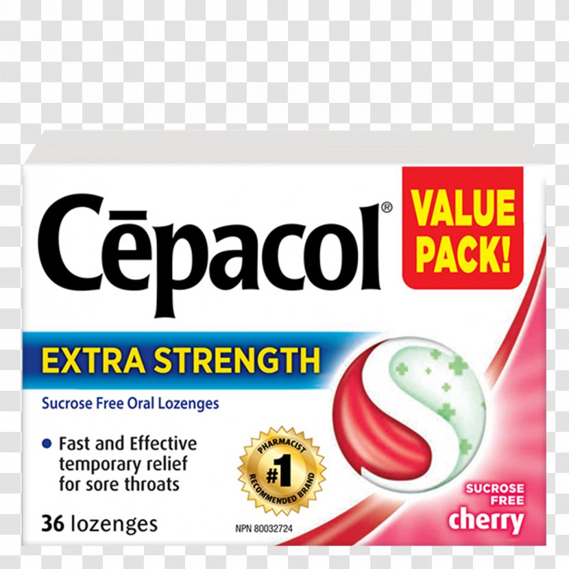Cēpacol Cepacol Sensations Hydra Lozenges, Citrus Splash - Sugar - 20 Count Throat Lozenge Brand PharyngitisOthers Transparent PNG