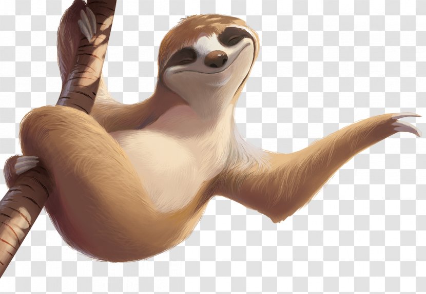 Sloth Character Animal - Dribbble - Design Transparent PNG