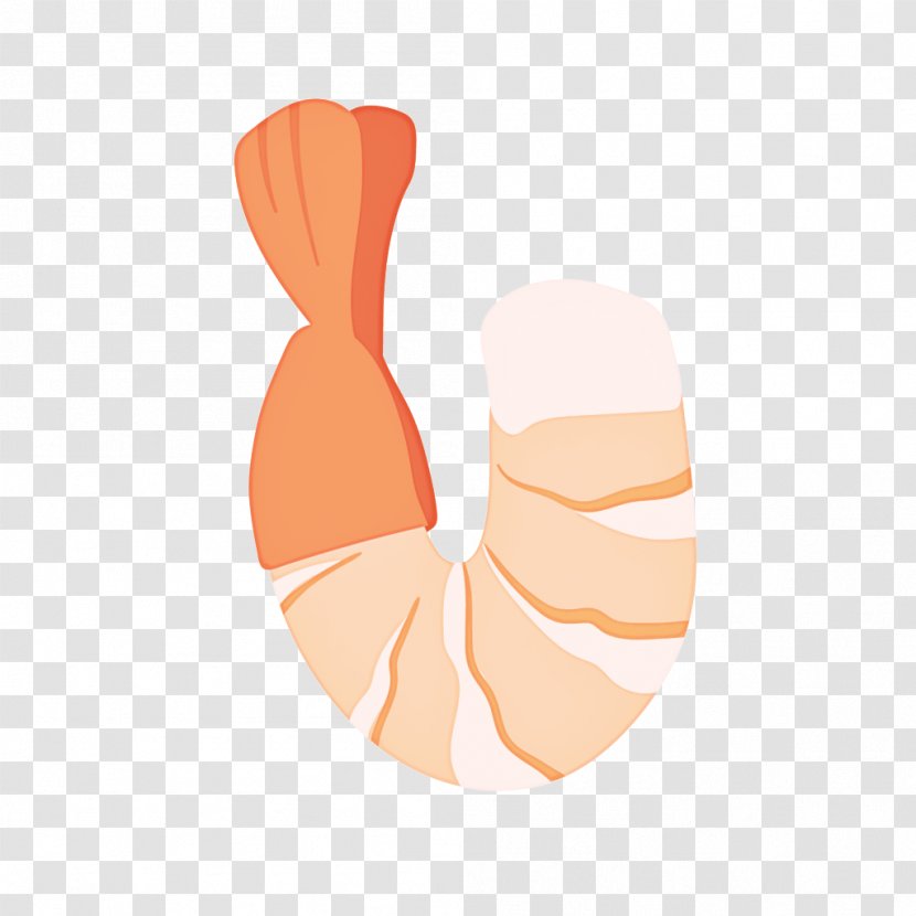 Shrimp Cartoon - Spare Ribs - Logo Peach Transparent PNG