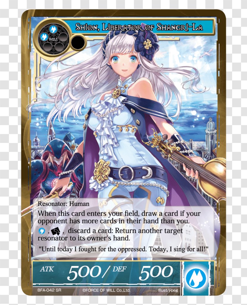 Collectible Card Game Force Of Will Battle Spirits Playing - Flower - Shining Tears X Wind Transparent PNG
