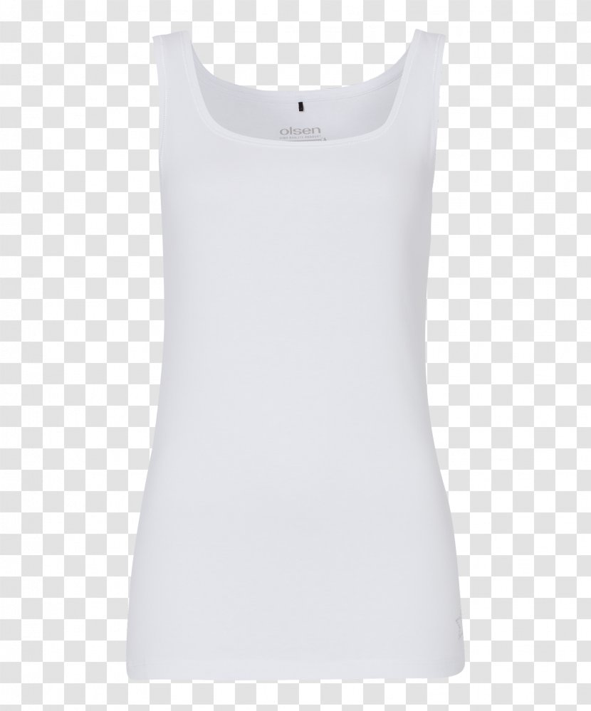 Gilets Sleeveless Shirt - White - Tank Top Transparent PNG