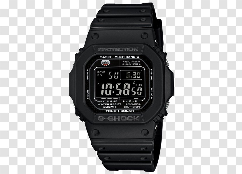 G-Shock GW-M5610 Casio Solar-powered Watch Transparent PNG