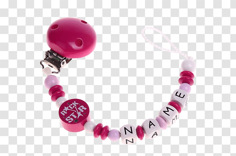 Bracelet Bead Pink M Body Jewellery Transparent PNG
