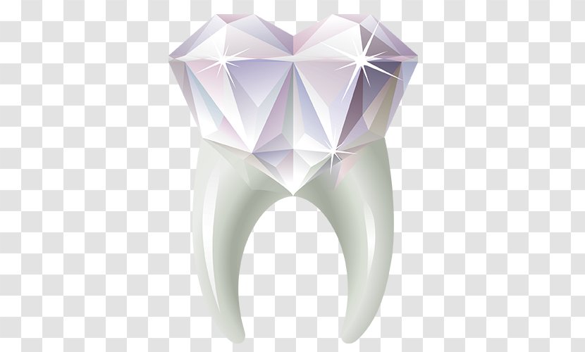 Tooth Fairy Dentistry Human - Oral Hygiene - Vector Of Teeth And Diamonds Transparent PNG
