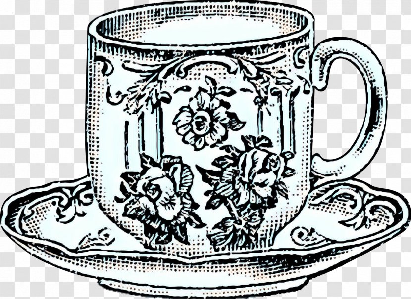 Tea Cup - Dishware - Ceramic Porcelain Transparent PNG