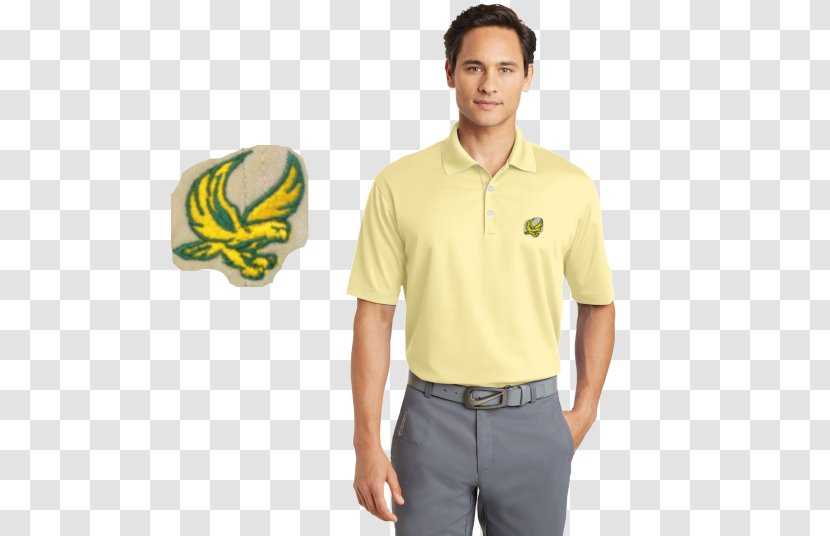 T-shirt Polo Shirt Piqué Nike Dri-FIT - Yellow Transparent PNG