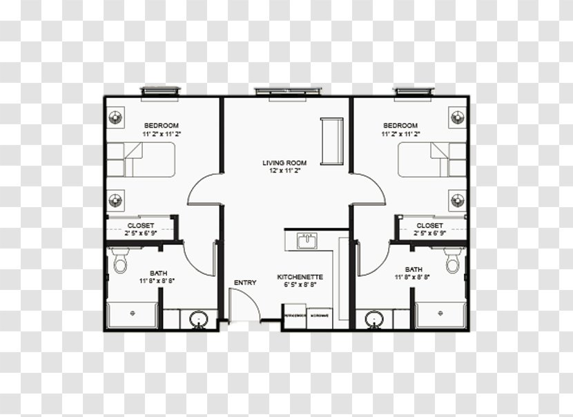 Floor Plan Architecture Architectural Drawing Design - Prestige Estates Assisted Living Memory Care Transparent PNG
