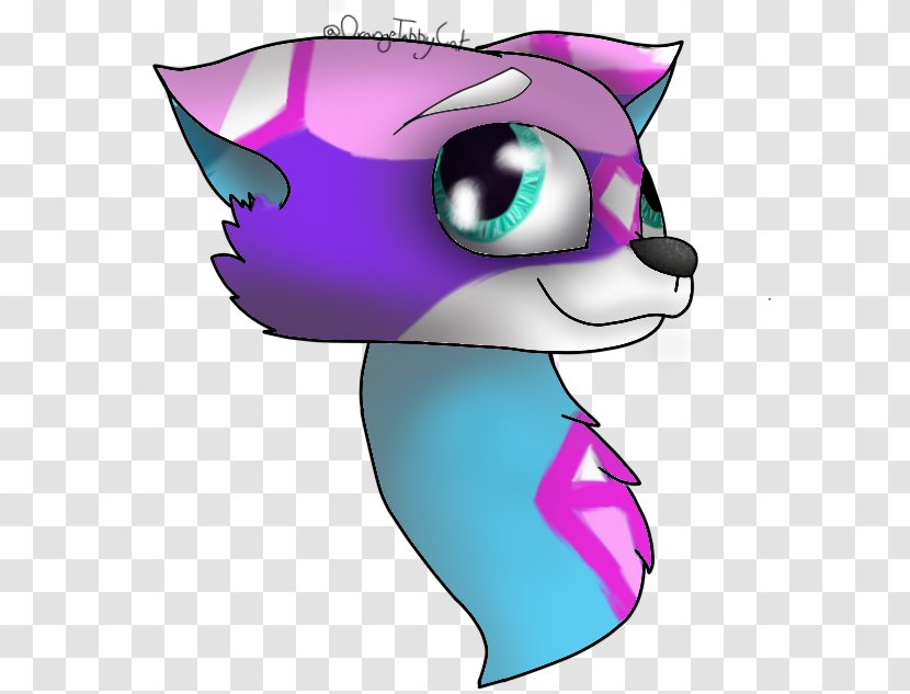 Whiskers Cat Horse Canidae - Purple - Hello There Transparent PNG