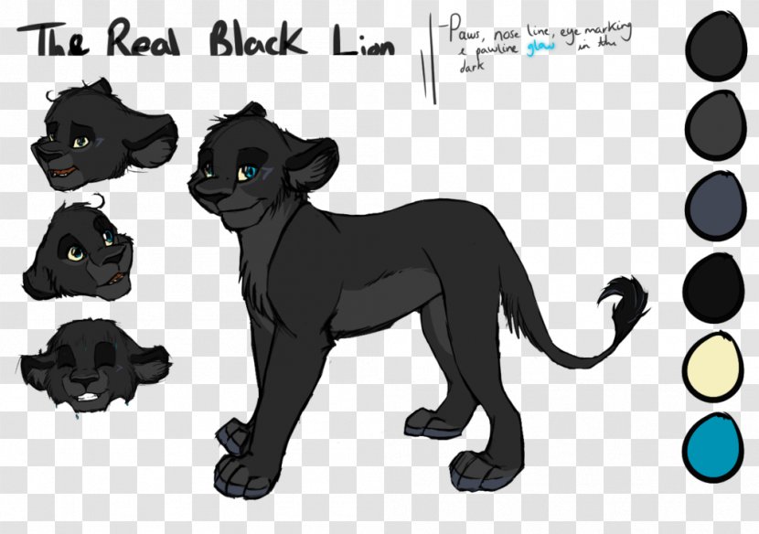 Cat Lion Dog Drawing Mammal - Black Panther Transparent PNG