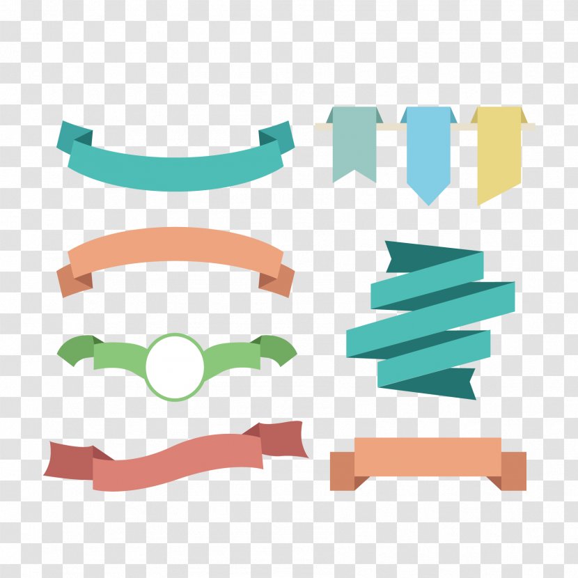 Vector Ribbon - Text - Clip Art Transparent PNG